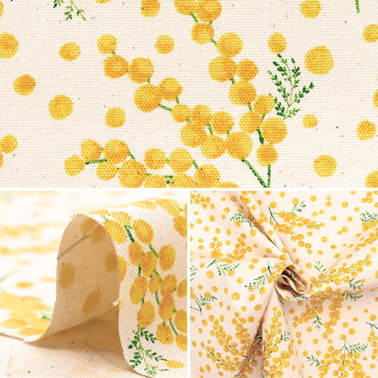 [الكمية تبدأ من 5] الأقمشة 『أكسفورد Mimosa Kinari R9005-1a"