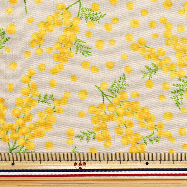 [Menge ab 5] Stoff 『Oxford Mimosa Greige R9005-1c"