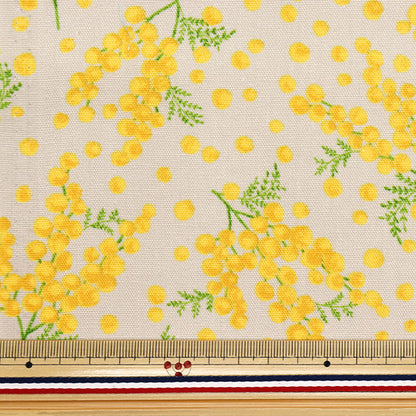 [Menge ab 5] Stoff 『Oxford Mimosa Greige R9005-1c"