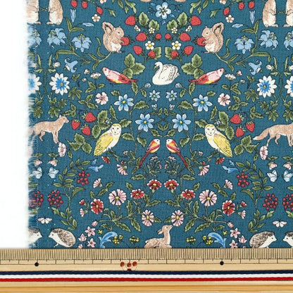 [Anzahl ab 5] Stoff "Nummer 10Oxford Tiergarten Marine R9014-2D"