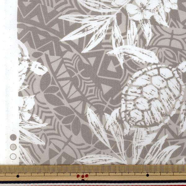 [Quantity from 5] Fabric "TC Hawaiian Honu Gray R9035-1A"
