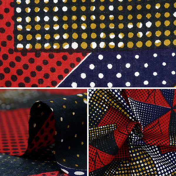 【数量5から】 生地 『アフリカンプリント RAM-AFR-25B』