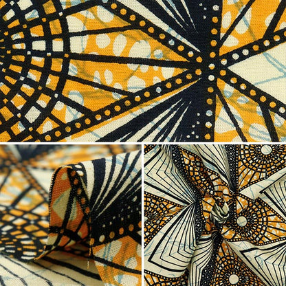 【数量5から】 生地 『アフリカンプリント RAM-AFR-25F』