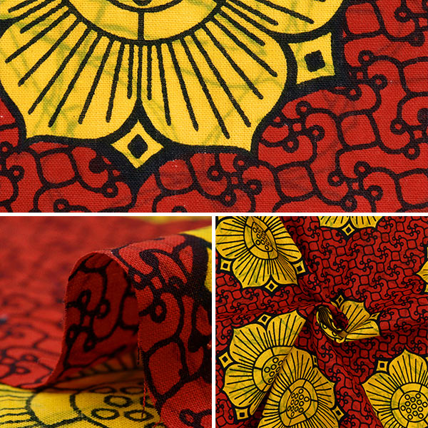 【数量5から】 生地 『アフリカンプリント RAM-AFR-25J』