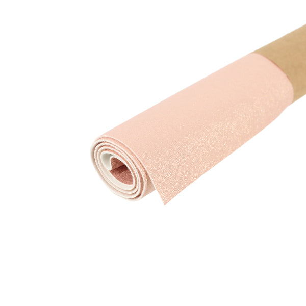Stoff 『KAWAII-Leder Stoffstück Funkeln ca. 65 x 40 cm, Farbe 27 Pink FL-LM-PK