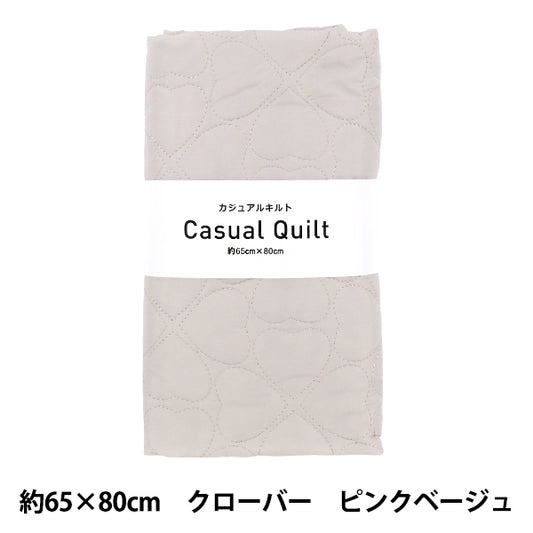 Fabric "casual kilt Cut Cloth Clover approx. 65 x 80cm pink beige CQ-CA3-1PB''