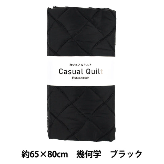 Fabric "casual kilt Cut Cloth Geometric Approx. 65 x 80cm Black CQ-CA3-2BK''