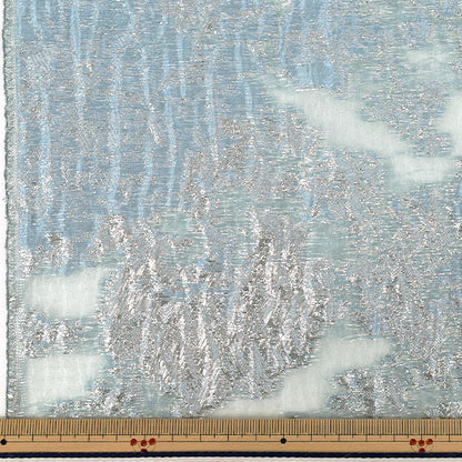 Tissu "Jacquard Tissu coupé Env. 65 cm x 50 cm Bleu C-JAC-3BL"