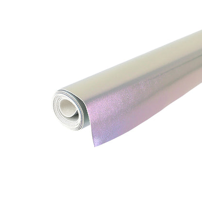 Fabric "aurora synthetic leather Cut Cloth Approx. 65×80cm Silver C80-2504-15A”