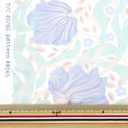 [Quantity starting from 5] Fabric "MODA BEST OF MORRIS Opal Pin Panel Blue 8065-15"