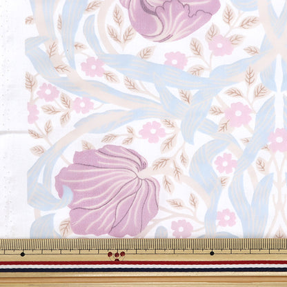 [Quantity starting from 5] Fabric "MODA BEST OF MORRIS Opal Pin Panel Purple 8065-16"