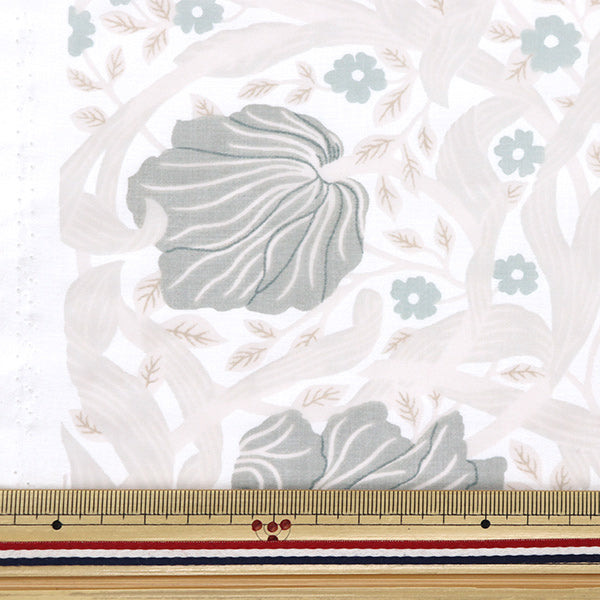 [Cantidad a partir de 5] Tela "Moda Best Of Morris Opal Pan Panel Gray 8065-18"