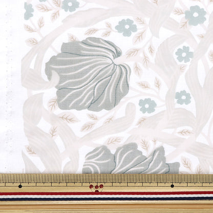 [Cantidad a partir de 5] Tela "Moda Best Of Morris Opal Pan Panel Gray 8065-18"