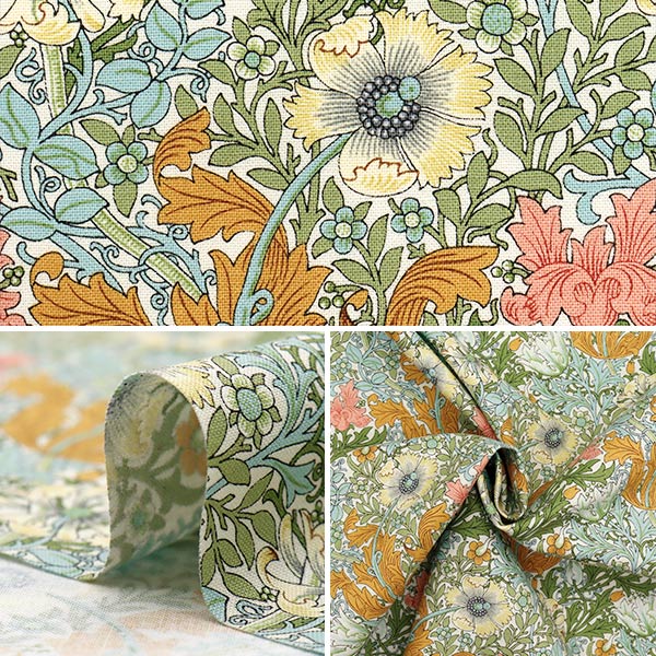 [Quantité à partir de 5] Tissu "Moda Best of Morris siège Compton 8390-11"