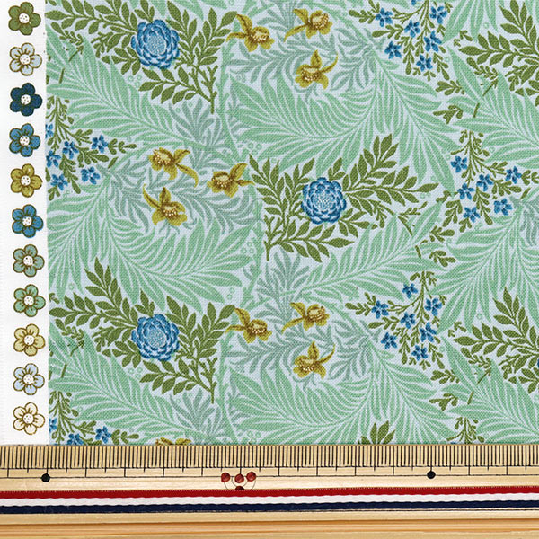 [Quantité à partir de 5] Tissu "Moda Best of Morris siège Larkspur 8395-15"