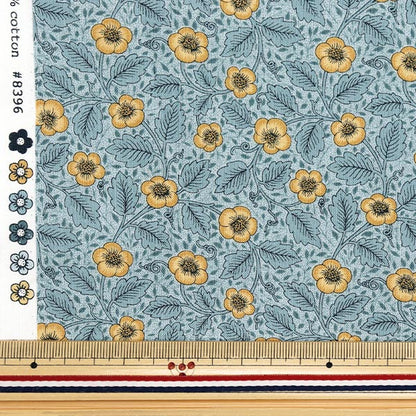 [Quantité à partir de 5] Tissu "Moda Best of Morris siège Antipodes 8396-15"