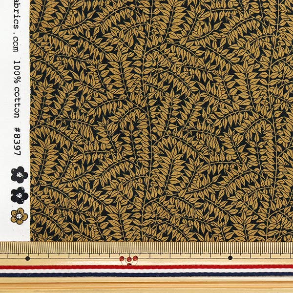 数量5から】 生地 『MODA BEST OF MORRIS シーチング ブランチ 8397-17