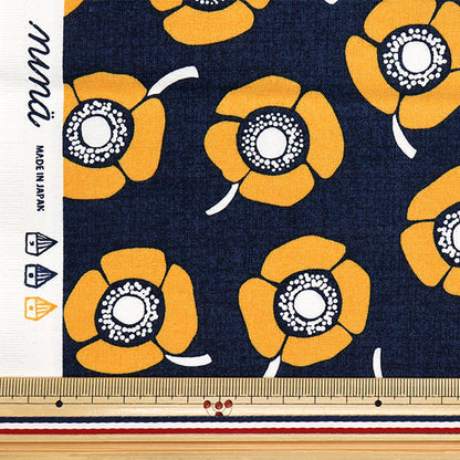 [Quantity starting from 5] Fabric "NINA SheetingSoft Baokko Navy 144-8054-K2NV"