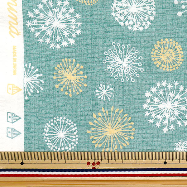 【数量5から】 生地 『NINA(ニーナ) シーチングソフト フラフ ミント 144-8054-H1MI』