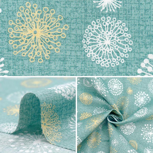 【数量5から】 生地 『NINA(ニーナ) シーチングソフト フラフ ミント 144-8054-H1MI』