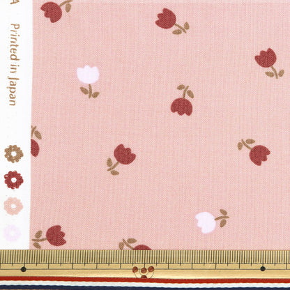 [Menge ab 5] Stoff "Milkratte" leinwandbindung Tulip Pink MLJS-15B"