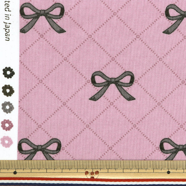 [5부터 시작하는 수량] 천・원단 "Milkratte" 시팅 원단 리본 핑크 MLJS-16A"