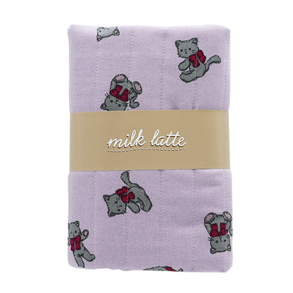 Tela "Milkratte" láminasColchacortada Tela Cat Purple CQMLJS-14a"