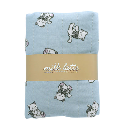 Tela "Milkratte" láminasColchacortada Tela Cat Blue CQMLJS-14B"