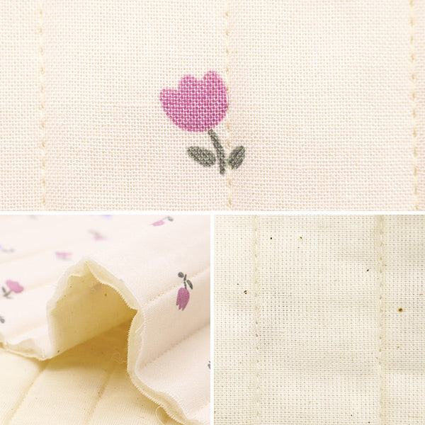 Tela "Milkratte" láminasColchacortada Tela Tulip marfil cqmljs-15a"