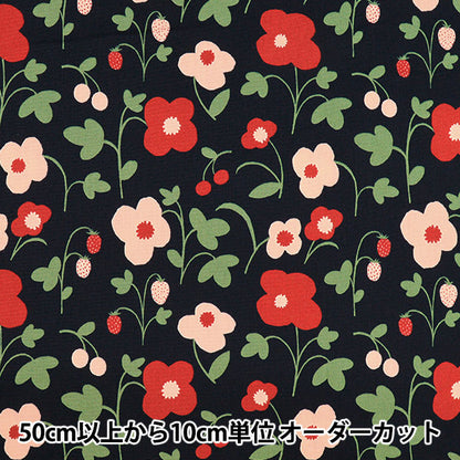 [Quantità a partire da 5] Tessuto "Kippis Oxford Maruyatta Black KPO-88C"