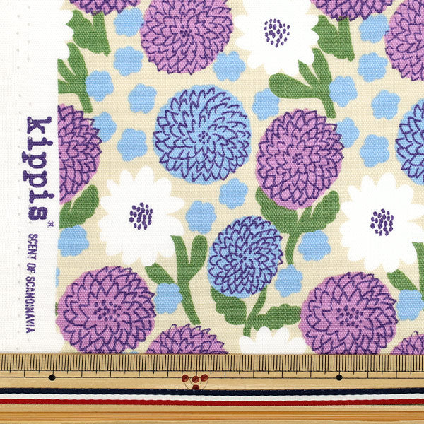 [5부터 시작하는 수량] 천・원단 "키피스 옥스 달리아 퍼플 KPO-93B"