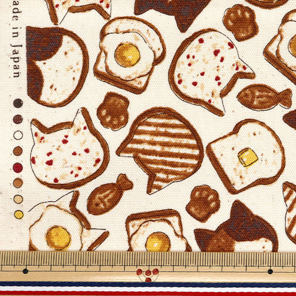 [Quantité à partir de 5] Tissu 『Oxford Pain animal kinari ypa-51010-1a" KOKKA