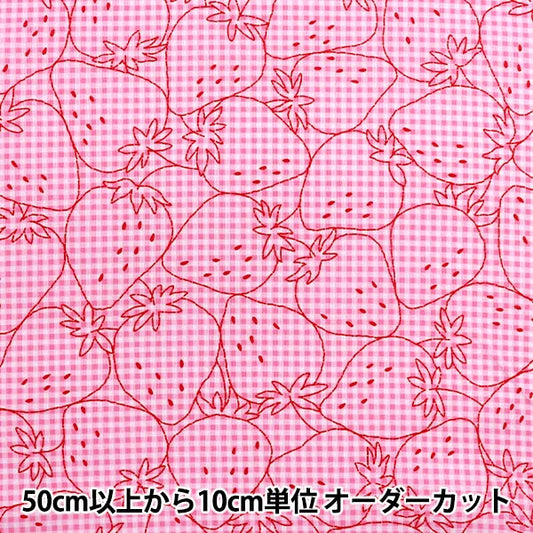 [Cantidad a partir de 5] Tela 『láminas Super Water-Repelente Picnik Estilo de bordado Patrón de gingham, color B YPA-51020-1B" KOKKA