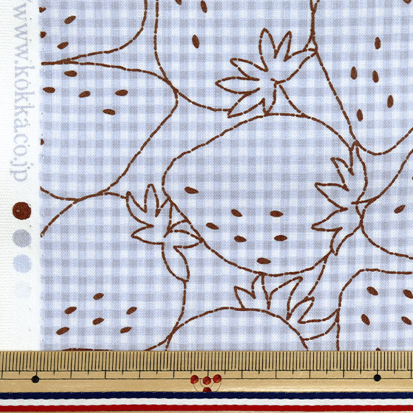 [5부터 시작하는 수량] 천・원단 『시팅 원단 슈퍼 워터 레피 펠트 피크 닉 자수 스타일 깅엄 패턴, 컬러 d ypa-51020-1d" KOKKA