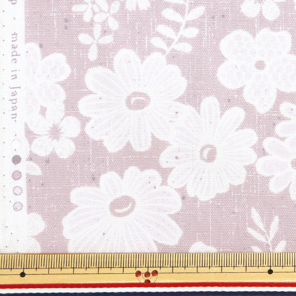 [De la quantité 5] Tissu 『Oxford En dentelle x en lin, petit motif floral ypa-59030-1b" KOKKA