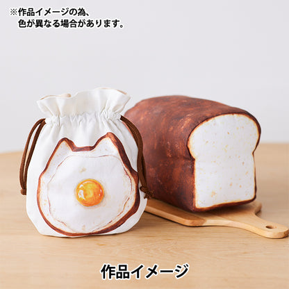 الأقمشة 『الأغطية خبز القط خبز الحيوان قماش مقطوع حوالي 110 سم × 100 سم" KOKKA