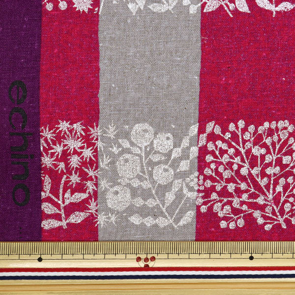 [Количество, начиная с 5] Ткань "Эхино хлопковое льняное полотно решетча" KOKKA