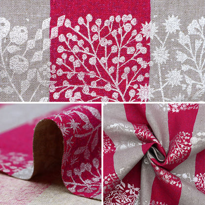 [Количество, начиная с 5] Ткань "Эхино хлопковое льняное полотно решетча" KOKKA