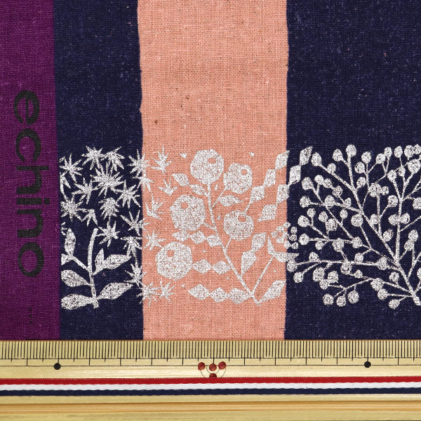 [Quantità a partire da 5] Tessuto "tela di lino in cotone ecotico Lattice rosa EKX-98090-91D" KOKKA