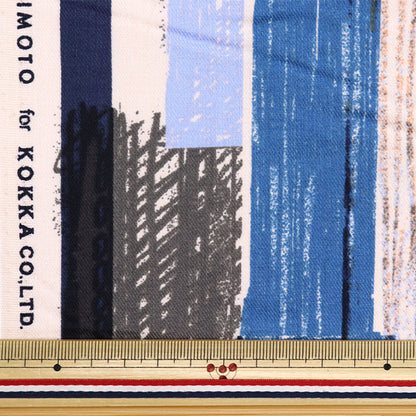 【数量5起】 織物 KESHIKI棉花維耶拉 Office street粉色×蓝色系EKX-4700-1C KOKKA