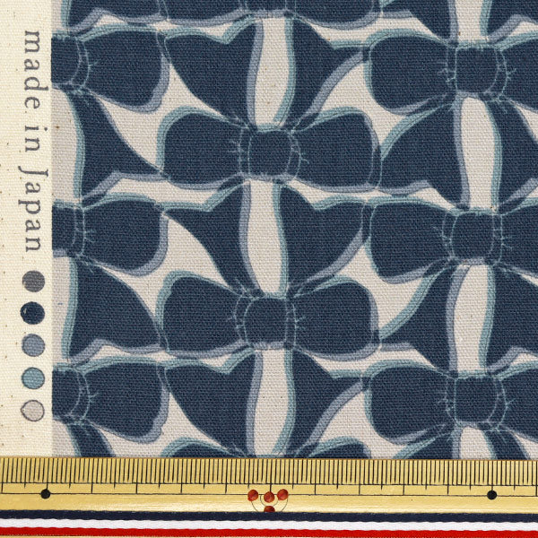 [Cantidad a partir de 5] Tela 『Oxford Linnea Cinta Saxofón x Marina YKA-3100-1B" KOKKA