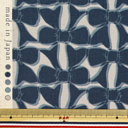 [Cantidad a partir de 5] Tela 『Oxford Linnea Cinta Saxofón x Marina YKA-3100-1B" KOKKA