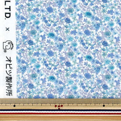 [Quantité à partir de 5] Tissu 『Lawn Petit Closet, motif floral, une couleur YKA-31100-1A" KOKKA