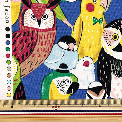 [الكمية تبدأ من 5] الأقمشة 『أكسفورد طير حيوان قوي أزرق yga-81050-2d" KOKKA