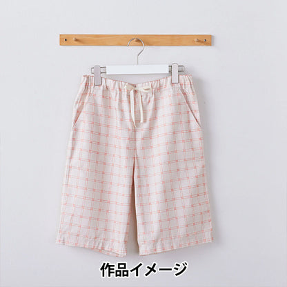 【数量5から】 生地 『MUDDY WORKS(マディワークス) オックス Rubber band check ライトベージュ EKX-141-B』 KOKKA コッカ