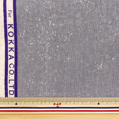 [Quantité à partir de 5] Tissu "Echino Cloud Flower Cotton Linen Canvas Kinari x Black Ekx-98120-20B" KOKKA