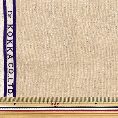 [Quantité à partir de 5] Tissu "Echino Cloud Flower Cotton Linen Canvas Black Ekx-98120-20D" KOKKA