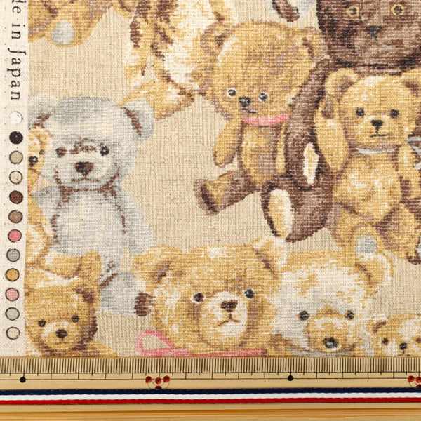 【数量5から】 生地 『綿麻キャンバス ゴブラン調プリント YGA-86010-1A』 KOKKA コッカ