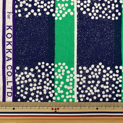 [Quantité à partir de 5] Tissu "lin en coton echinosiège Green Ekx-98130-32D Green Field" KOKKA