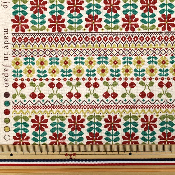 [Quantità a partire da 5] Tessuto "Kiite in tela di lino di cotone aka YKA-36120-1A" KOKKA